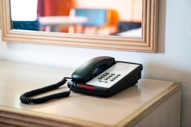 Room telephone and TV